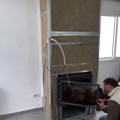 electricals are double insulated in conduit and affixed to the outside