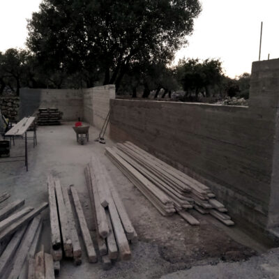 Concrete fence complete