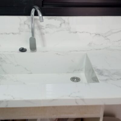 Splashback and bench lamination