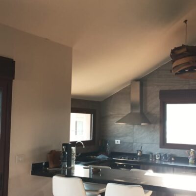 raked ceilings and square setting